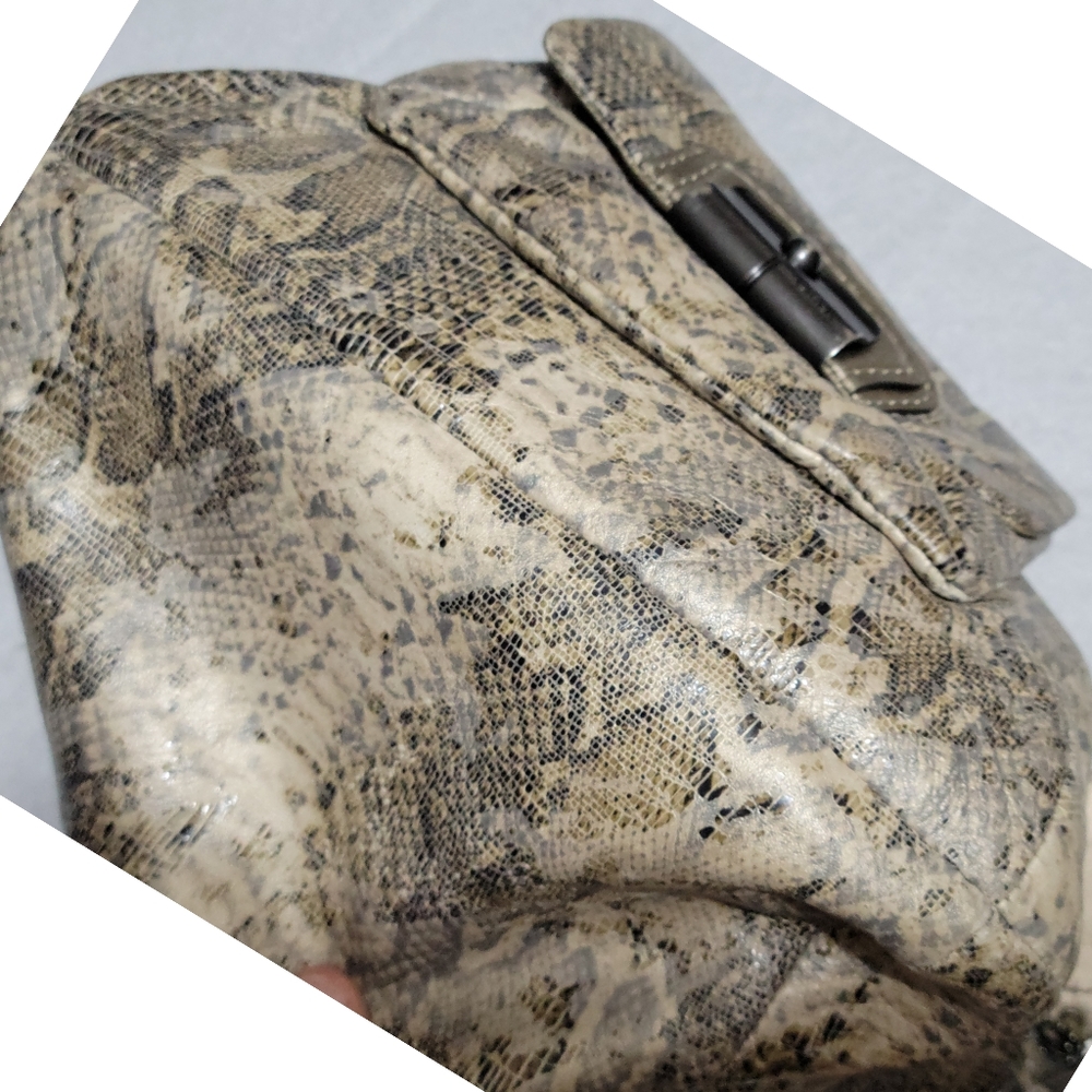 Authentic Coach Kristin Python Embossed Leather Hobo - Picture 15 of 15